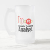 Spitzencomputer-Kriminalistik-Analytiker Mattglas Bierglas (Links)