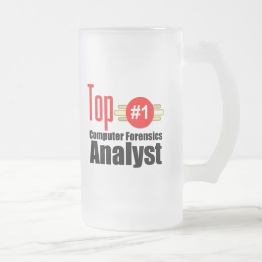 Spitzencomputer-Kriminalistik-Analytiker Mattglas Bierglas (Rechts)