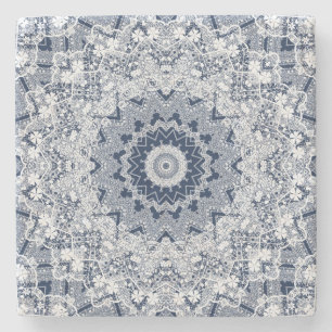 Spitzendekoration Steinuntersetzer