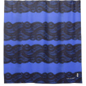 Spitzenduschvorhang Duschvorhang (Vorderseite)