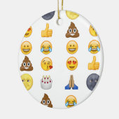 Spitzenemoji Sammlung Keramikornament (Links)