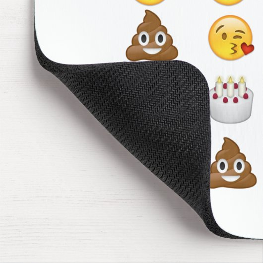 Spitzenemoji Sammlung Mousepad (Ecke)
