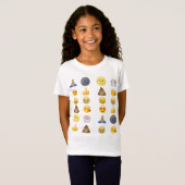 Spitzenemoji Sammlung T-Shirt (Vorne ganz)