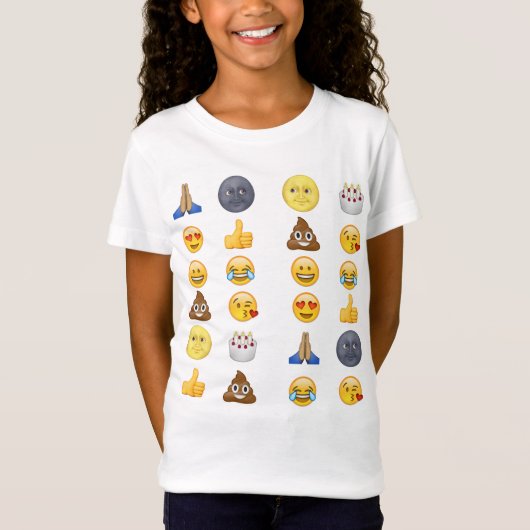 Spitzenemoji Sammlung T-Shirt (Vorderseite)