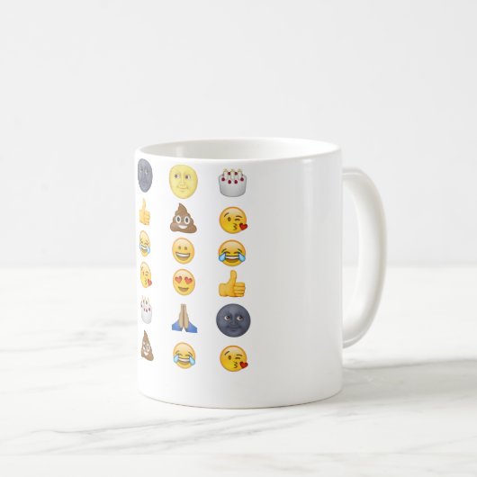 Spitzenemoji Sammlungs-Tasse Kaffeetasse (VorderseiteRechts)
