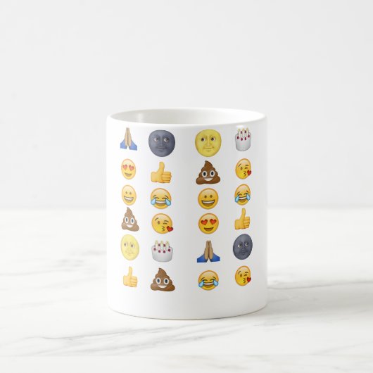 Spitzenemoji Sammlungs-Tasse Kaffeetasse (Mittel)