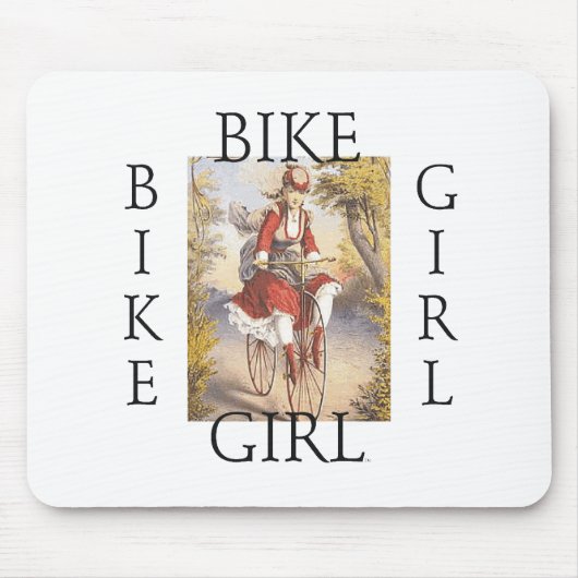 SPITZENfahrrad-Mädchen Mousepad (Vorne)