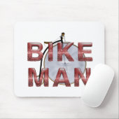 SPITZENfahrrad-Mann Mousepad (Mit Mouse)