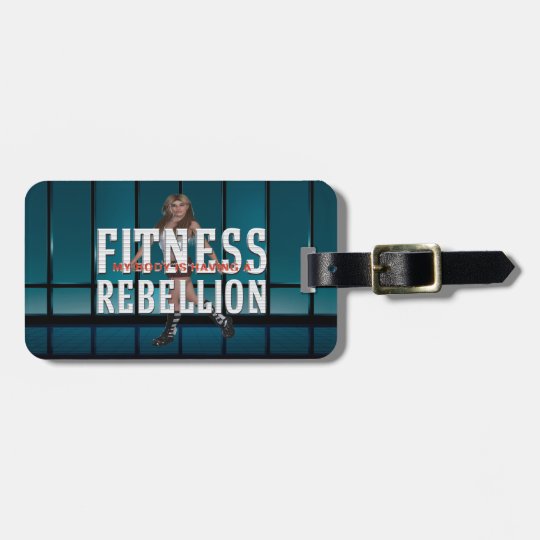 SPITZENFitness-Aufstand Gepäckanhänger