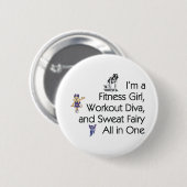 SPITZENFitness-dreifaches Spiel Button (Vorne & Hinten)