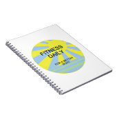SPITZENFitness täglich Notizblock (Rechte Seite)