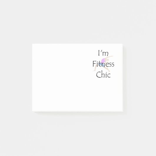 SPITZENFitnessChic Post-it Klebezettel (Vorderseite)