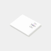 SPITZENFitnessChic Post-it Klebezettel (angewinkelt)