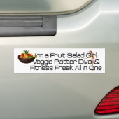 SPITZENfruchtsalat-Fitness Autoaufkleber (Auf Auto)