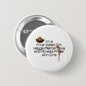 SPITZENfruchtsalat-Fitness Button (Vorne & Hinten)