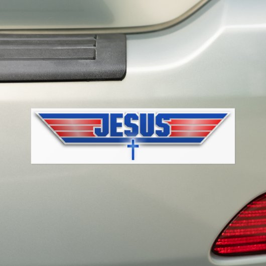 Spitzengewehr-Logo-Jesus Christus Autoaufkleber (Auf Auto)