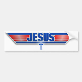 Spitzengewehr-Logo-Jesus Christus Autoaufkleber