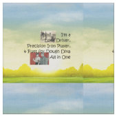 SPITZENgolf-Diva alle in einer Stoff (Nahaufnahme)