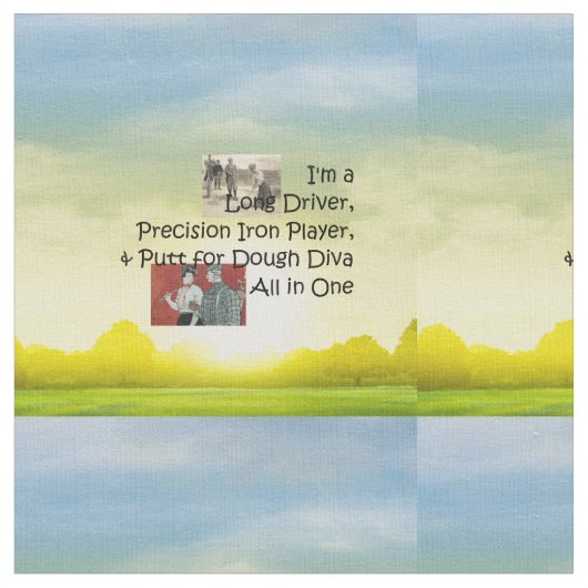 SPITZENgolf-Diva alle in einer Stoff (Nahaufnahme)