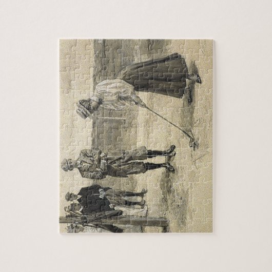 SPITZENgolf-Mädchen Puzzle (Vertikal)