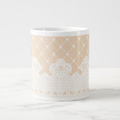 Spitzengrenze Jumbo-Tasse (Vorderseite)