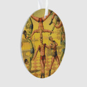 SPITZENgymnastik-alte Schule Ornament (Vorderseite)