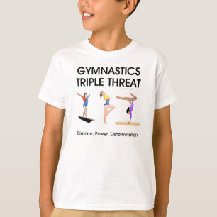 SPITZENgymnastik-Dreiergruppen-Drohung (W) T-Shirt