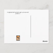 Spitzenhandcowgirl-Postkarte Postkarte (Rückseite)