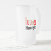 Spitzenheimwerker Mattglas Bierglas (VorderseiteRechts)