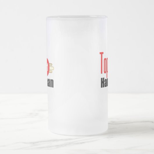 Spitzenheimwerker Mattglas Bierglas (Mittel)