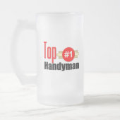 Spitzenheimwerker Mattglas Bierglas (Links)