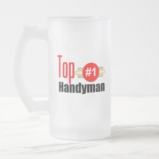 Spitzenheimwerker Mattglas Bierglas (Links)