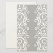 Spitzenhintergrund 1 briefpapier (Vorne/Hinten)