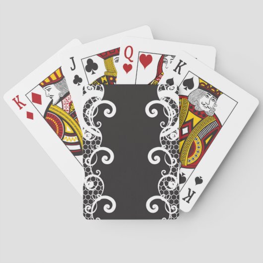 Spitzenhintergrund 1 spielkarten (Rückseite)