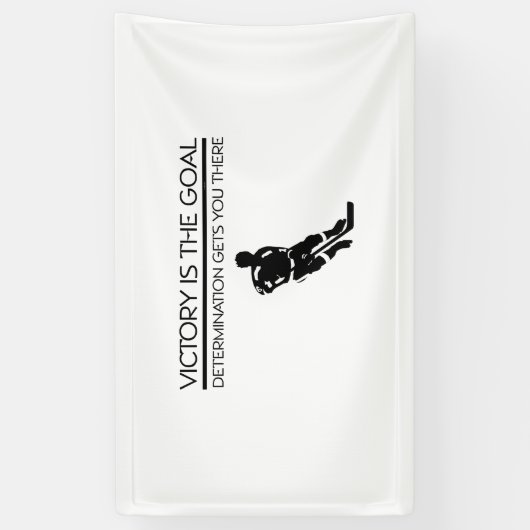 SPITZENHockey-Sieg-Slogan Banner (Vertikal)