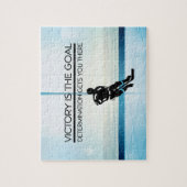 SPITZENHockey-Sieg-Slogan Puzzle (Vertikal)