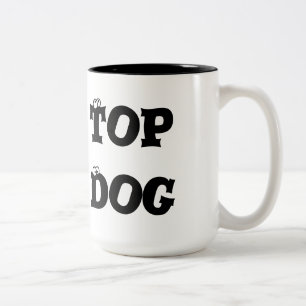 Spitzenhundekaffee-Tasse Zweifarbige Tasse
