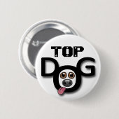 Spitzenhundeknopf-Abzeichen Button (Vorne & Hinten)