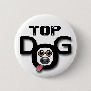 Spitzenhundeknopf-Abzeichen Button
