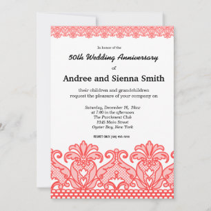 Spitzenjubiläum (rot) einladung