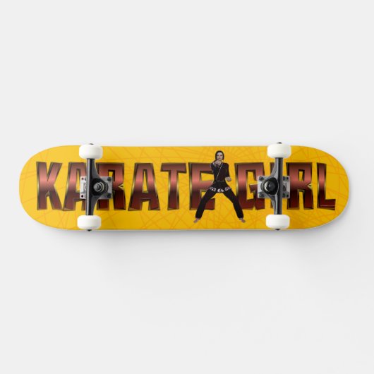 SPITZENkarate-Mädchen Skateboard (Horizontal)