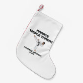 SPITZENkarate-Slogan Kleiner Weihnachtsstrumpf (Vorderansicht (hängend))