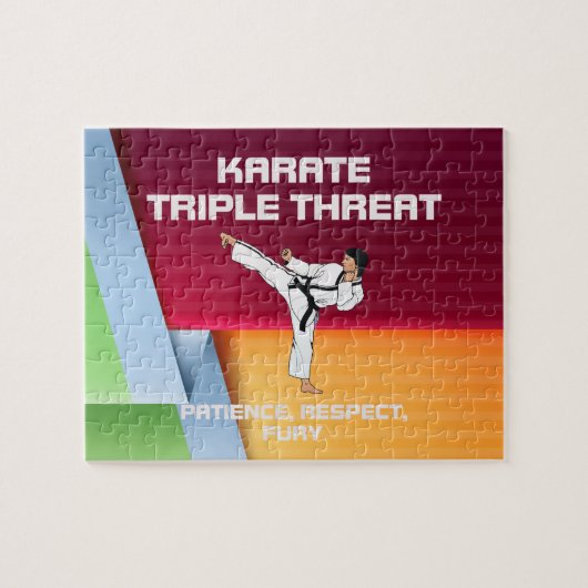 SPITZENkarate-Slogan Puzzle (Horizontal)