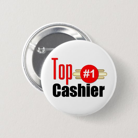 Spitzenkassierer Button (Vorne & Hinten)