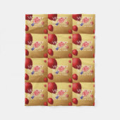 SPITZENKlingeln Pong Sieg Fleecedecke (Vorderseite)