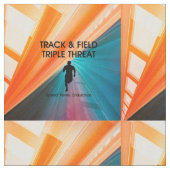 SPITZENLeichtathletik-Dreiergruppe Stoff (Nahaufnahme)