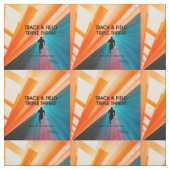 SPITZENLeichtathletik-Dreiergruppe Stoff (Muster)