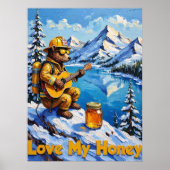 Spitzenleistung: Die Wintermelodie des Bären Poster (Vorne)