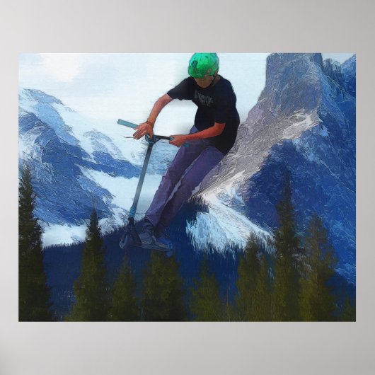 Spitzenleistung - Scooter Boy Poster (Vorne)