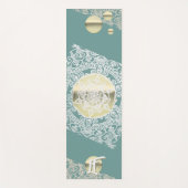 Spitzenmandala Yogamatte (Vorderseite)